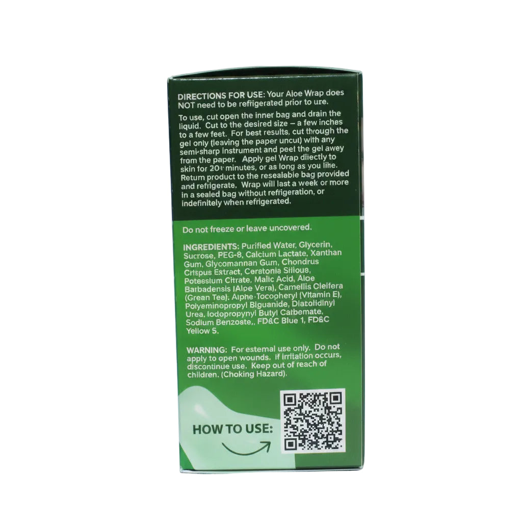 Aloe Wrap PLUS – The Ultimate Hydrating Hydrogel for Skin Recovery - TermaBurn