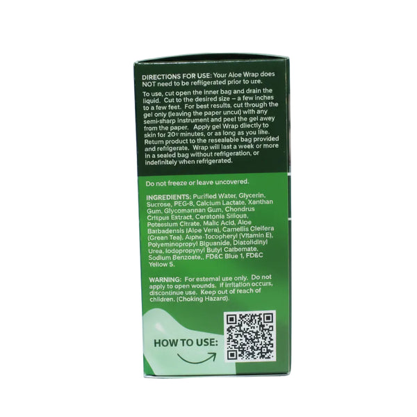 Aloe Wrap PLUS – The Ultimate Hydrating Hydrogel for Skin Recovery